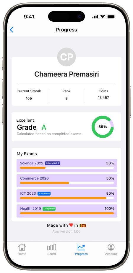 Track Your Progress